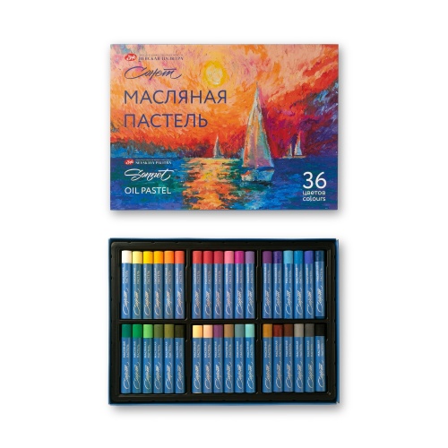 Пастель масляная 36цв Сонет 70412969 "Дава"