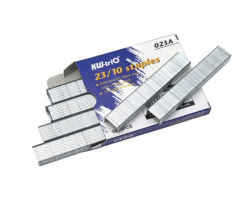 Скобы для степлера №23/10 (1000шт) KW-trio 023A "Дава"