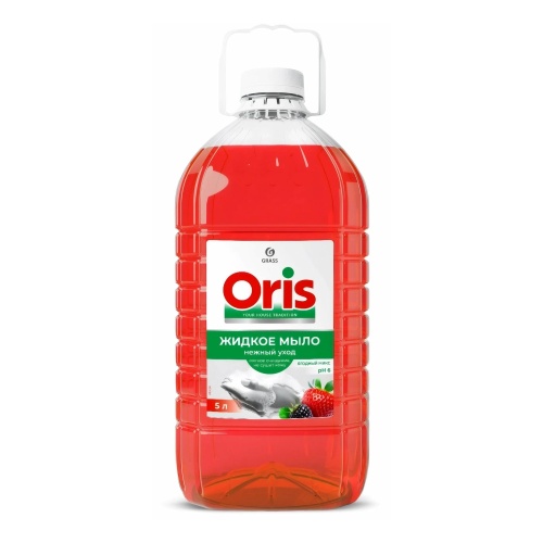 Мыло жидкое 5л. ПЭТ Grass 126146 Oris Ягодный микс "Дава"