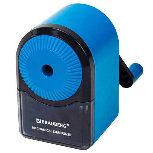 Точилка механическая Brauberg Ultra 271342 голубая "Дава"
