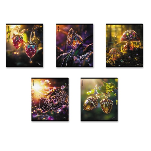 Тетрадь 96л. кл. 65239 Стеклянный блеск "Дава"