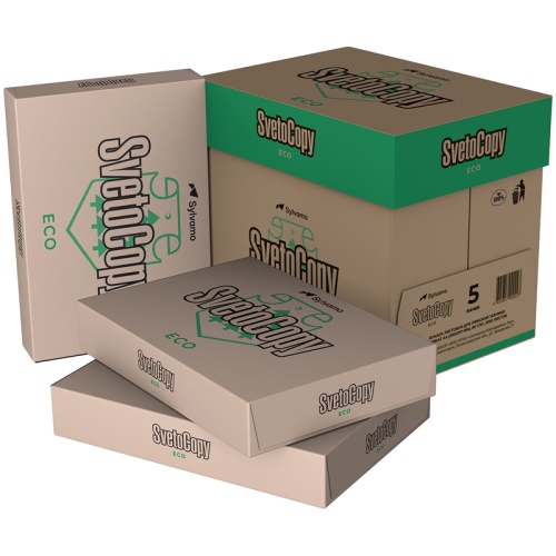 Бумага офисная SVETOCOPY Eco, А4, 80г/м2, 500л., 60% "Дава"