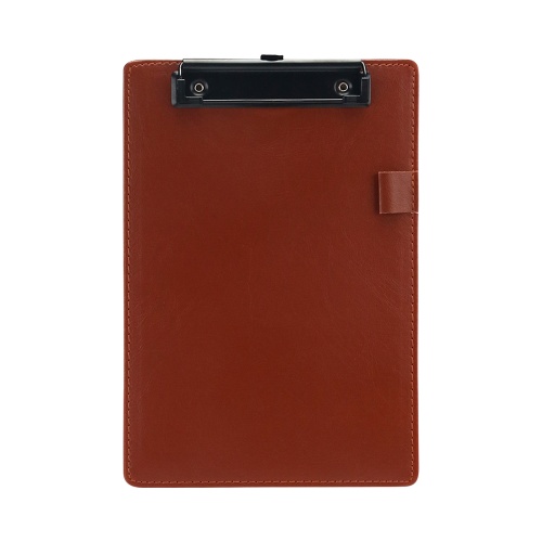 Клипборд (планшет) А4 deVENTE 3034509 искусственная кожа коричневая "Дава"