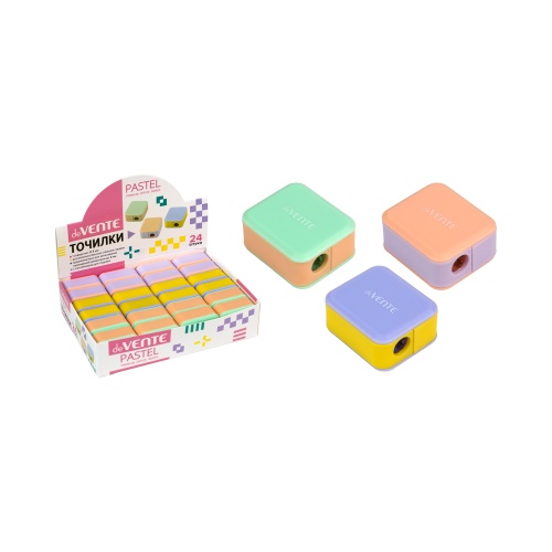 Точилка пластиковая deVENTE 4071412 с контейнером "Дава"