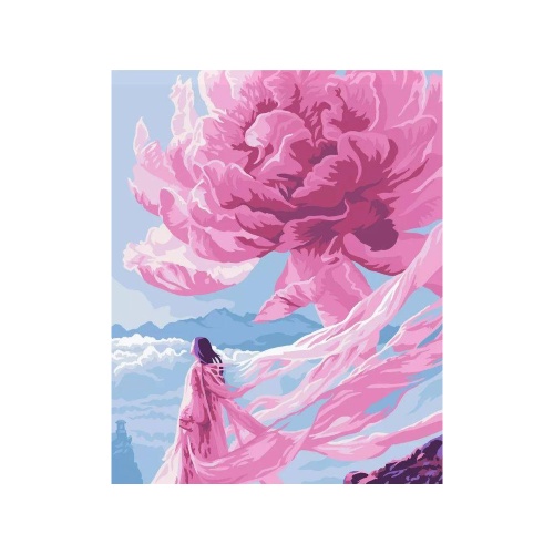 Набор для творчества J094 картина по номерам Безмятежность гор 40*50см "Дава"