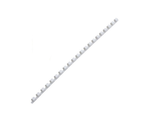 Кольца переплетные  8мм (21-40л) белый "Дава"