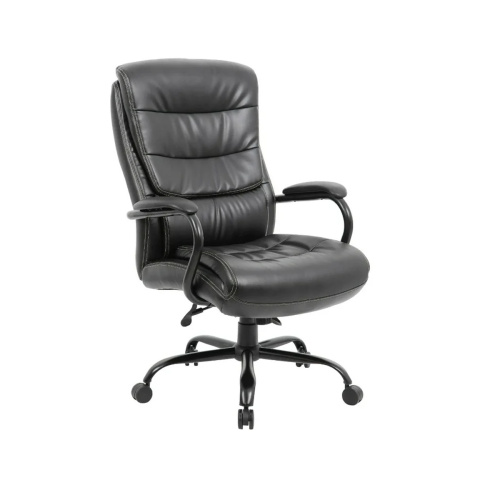 Кресло офисное BRABIX PREMIUM Heavy Duty HD-004, усиленное, НАГРУЗКА до 200 кг, экокожа, 531942 "Дава"