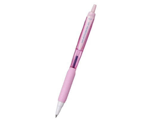 Ручка шариковая UNI автомат JetStream SXN-101-07FL 0,7 мм, синяя, корпус-розовый "Дава"