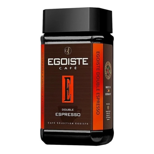 Кофе Egoiste (Эгоист) Double Espresso 100гр растворимый "Дава"