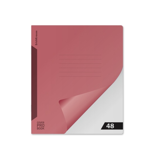 Тетрадь 48л. кл. 63787 CoverPrо Риф, коралловый, с пластиковой обложкой "Дава"