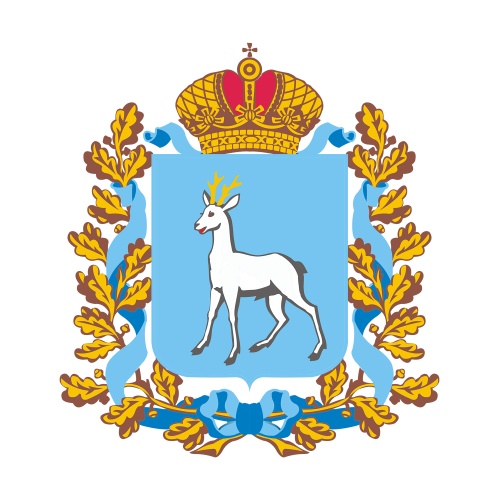 Плакат Герб Самарской области А3  "Дава"