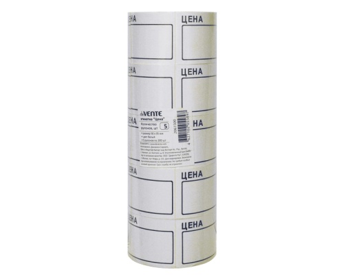 Этикетки-ценники 30*20мм deVENTE 2061510 белый "Дава"