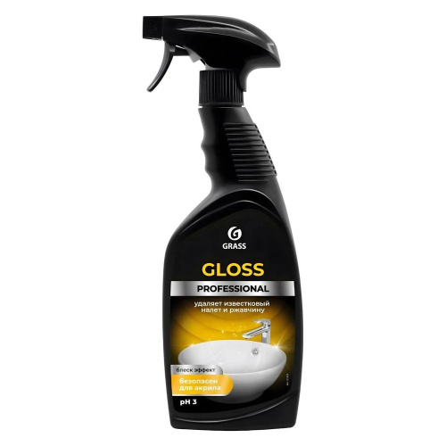 Средство чистящее для сантехники Grass Gloss Professional, 600мл, 125533 ЧЗ "Дава"
