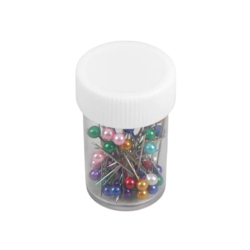 Булавки-иголки (портновские) 30мм, 50шт цвет ассорти 3945639 "Дава"