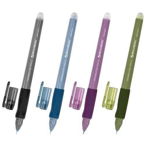 Ручка пиши-стирай гелевая Brauberg 144416 Restart Morandi, 0,5мм, синяя "Дава"