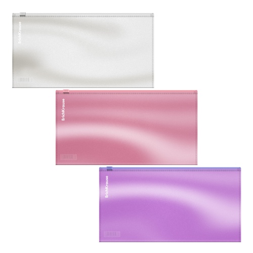 Папка-конверт на молнии-zip ErichKrause 54990 Карамель, дорожный формат "Дава"