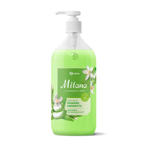 Мыло жидкое 1л Grass Milana 126601 Алое Вера ЧЗ "Дава"