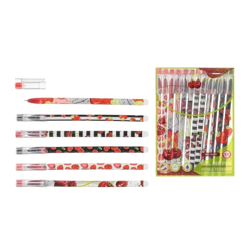 Ручка гелевая Basir MC-6022 Ягода 0,5мм синяя пиши-стирай "Дава"