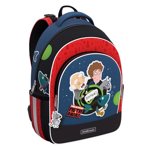Рюкзак ErichKrause 60104 Приключения Пети и Волка (модель ErgoLine 15 L) "Дава"