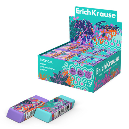 Ластик ErichKrause 60769 Жаркие Тропики "Дава"