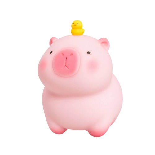 Копилка Утка-друг капибары / Capybara Friend Duck BB2574-8B, 14 см, pink "Дава"