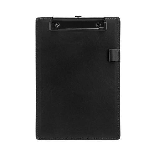 Клипборд (планшет) А4 deVENTE 3034510 искусственная кожа черная "Дава"