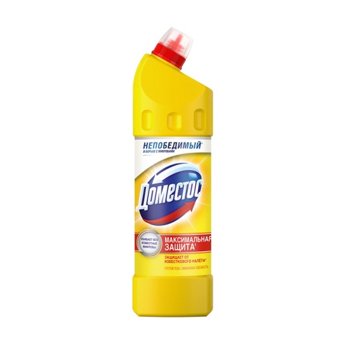 Средство для туалета Доместос 1л. Лимонная свежесть ЧЗ "Дава"