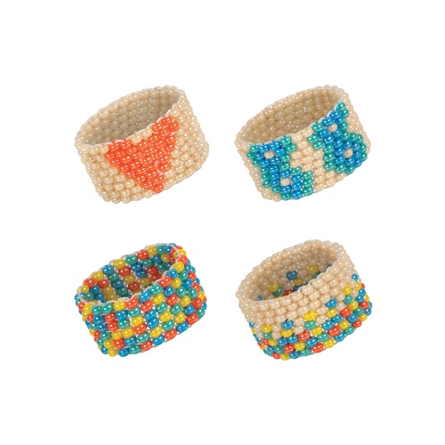 Набор для бисероплетения Klart 11-014 Колечки. Леденцы 1.3 см "Дава"