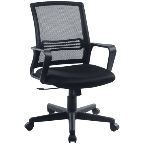Кресло оператора Helmi HL-M07 Comfort, ткань, спинка сетка черная/сиденье TW черная, механизм качани "Дава"