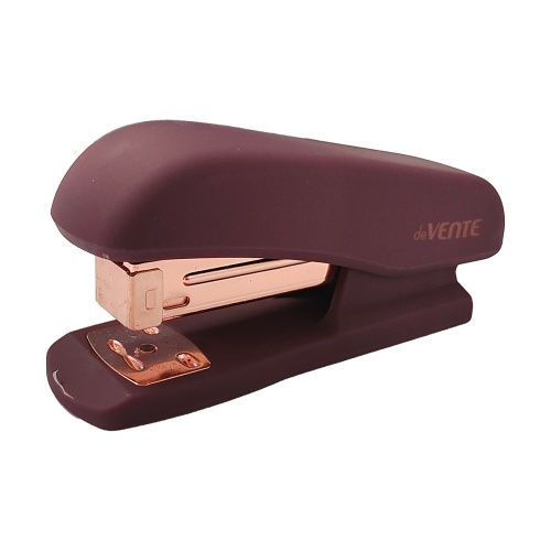 Степлер №24/6&26/6 deVENTE 4142517 Esthetics до 20 листов, бургунди "Дава"