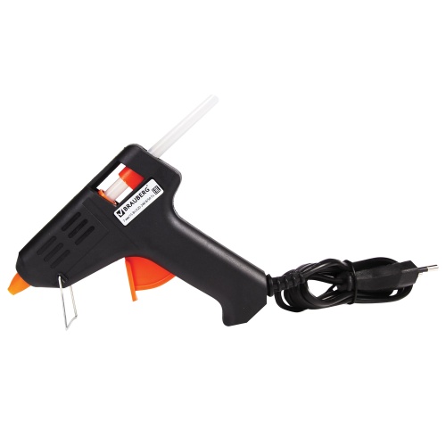 Клеевой пистолет Brauberg, 15Вт для стержня 7мм, в блистере, 670322 "Дава"