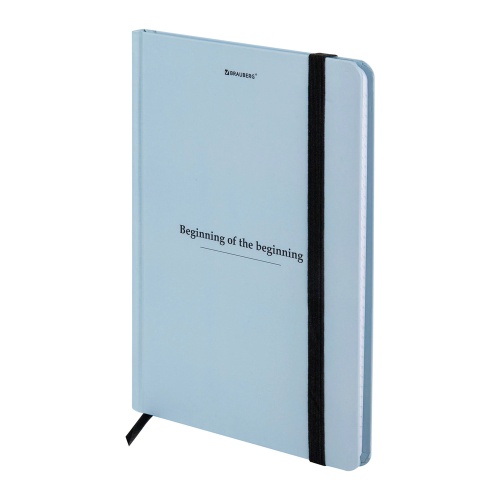 Бизнес-блокнот А5 96л Brauberg 116321 Vintage, с резинкой, клетка "Дава"