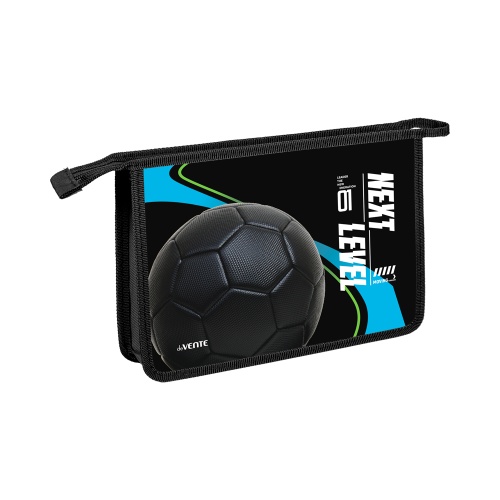 Папка для тетрадей на молнии А4 deVENTE 8056684 Футбол нового уровня расширение 5см "Дава"