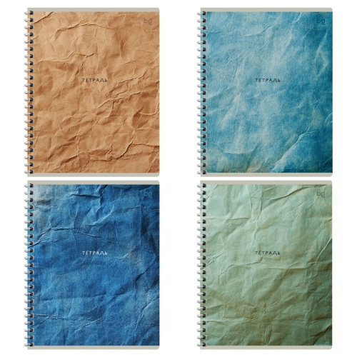 Тетрадь 96л. кл. спираль Т5гр96_лм 08563 Оттенки бумаги "Дава"