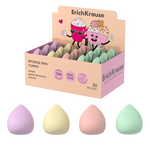 Ластик ErichKrause 63474 Sponge Mini Yummy "Дава"