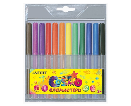 Фломастеры 12цв deVENTE 5081310 Космо "Дава"