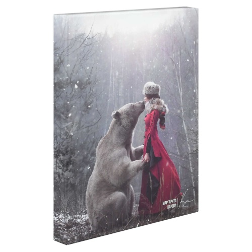 Ежедневник А5 146*211мм 120л Феникс+ 70663 #Маргарита Караева, Маша и медведь, Наппа "Дава"