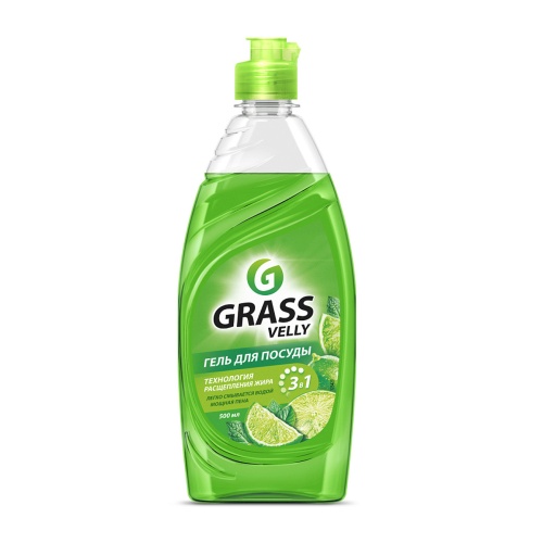 Средство моющее для посуды Grass Velly Premium Лимон и мята, 500мл без дозатора 125423 ЧЗ "Дава"