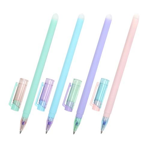 Ручка пиши-стирай гелевая Юнландия 143654 Лимонад, 0,5мм, синяя "Дава"