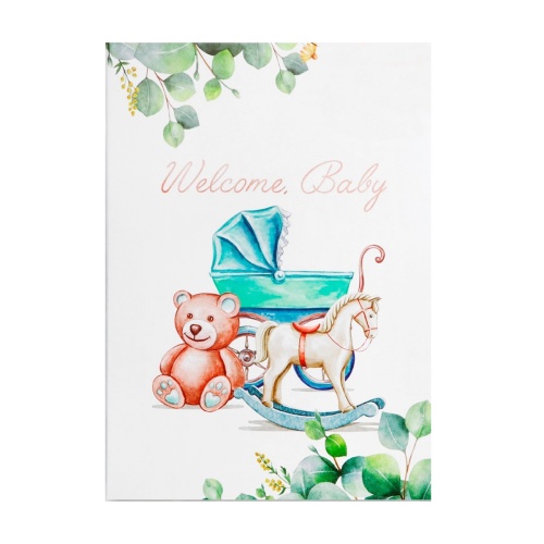 Папка адресная Свидетельство о рождении А4 Welcome baby 9929448 "Дава"