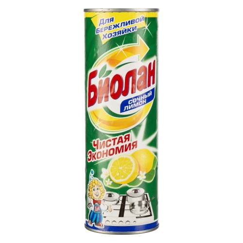 Средство чистящее Биолан Сочный лимон 400г. ЧЗ "Дава"