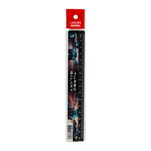 Линейка пластиковая 16см. deVENTE 5091602 Турбо Галактика "Дава"
