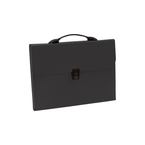 Папка-портфель А4 1 отделение Attomex 3073405 Daily черный "Дава"